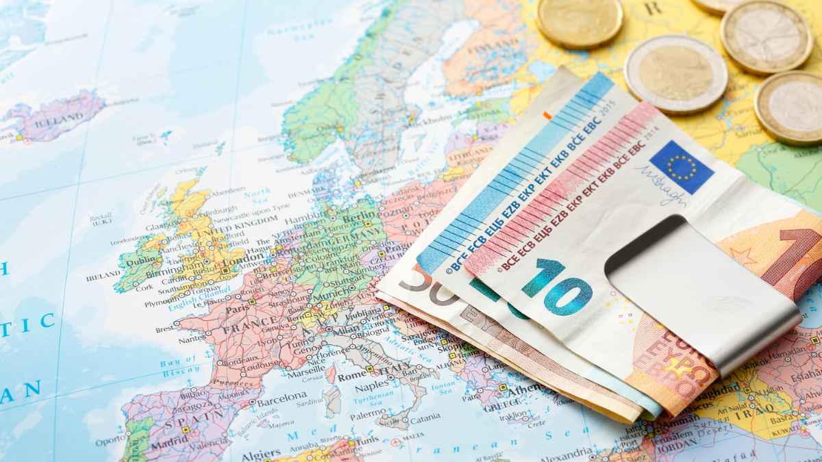 Wanneer gebruik je 0% btw: euro biljetten op wereldkaart