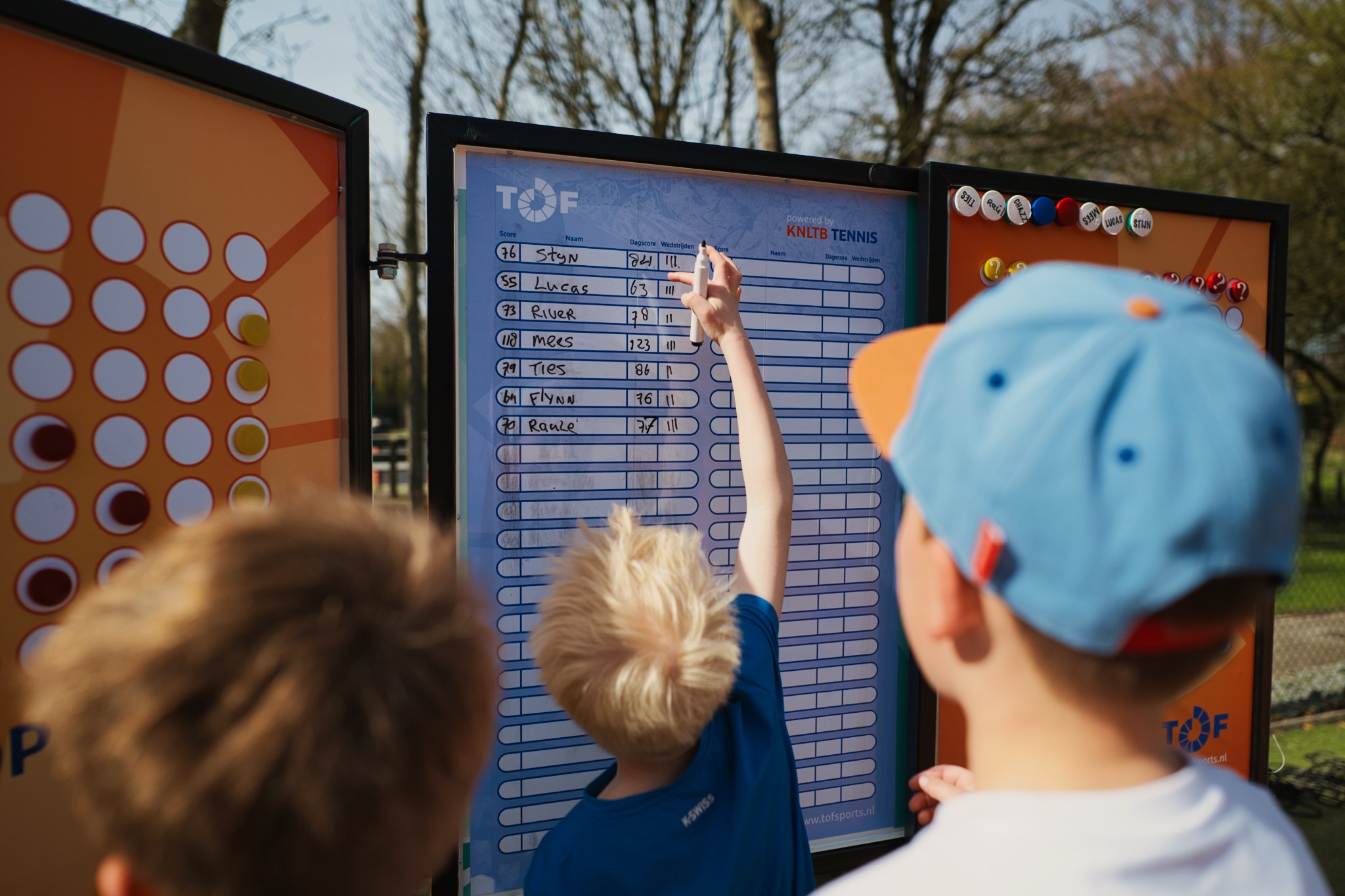 TOF Scoreboard — In gebruik